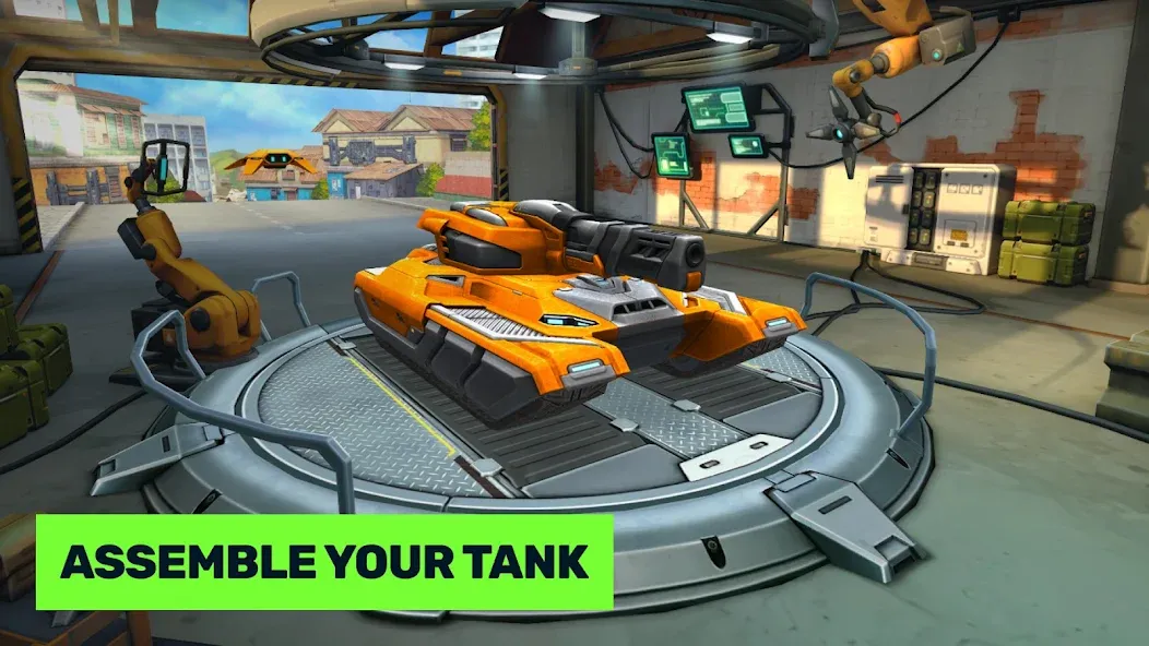 Tanki Online [MOD: безлимитные кристаллы и улучшенная броня] Screenshot 1