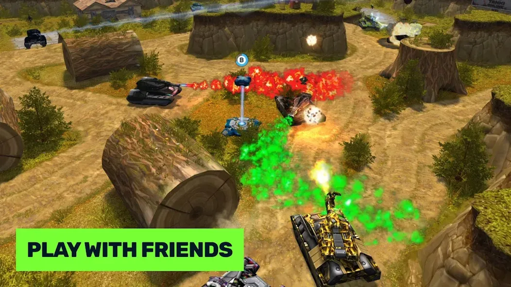 Tanki Online [MOD: безлимитные кристаллы и улучшенная броня] Screenshot 3