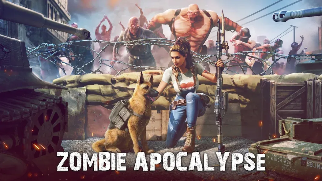 Dead Empire: Zombie War [MOD: много денег и ресурсов] Screenshot 2