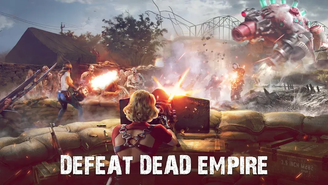 Dead Empire: Zombie War [MOD: много денег и ресурсов] Screenshot 5