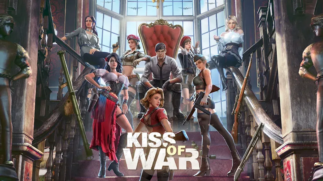 Kiss of War [MOD: безлимитные ресурсы и ускорение строительства] Screenshot 1