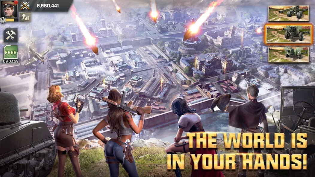 Kiss of War [MOD: безлимитные ресурсы и ускорение строительства] Screenshot 5