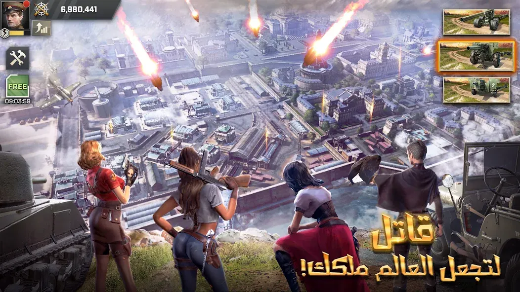 Kiss of War - قبلة الحرب [MOD: безлимитные ресурсы и ускорение строительства] Screenshot 5