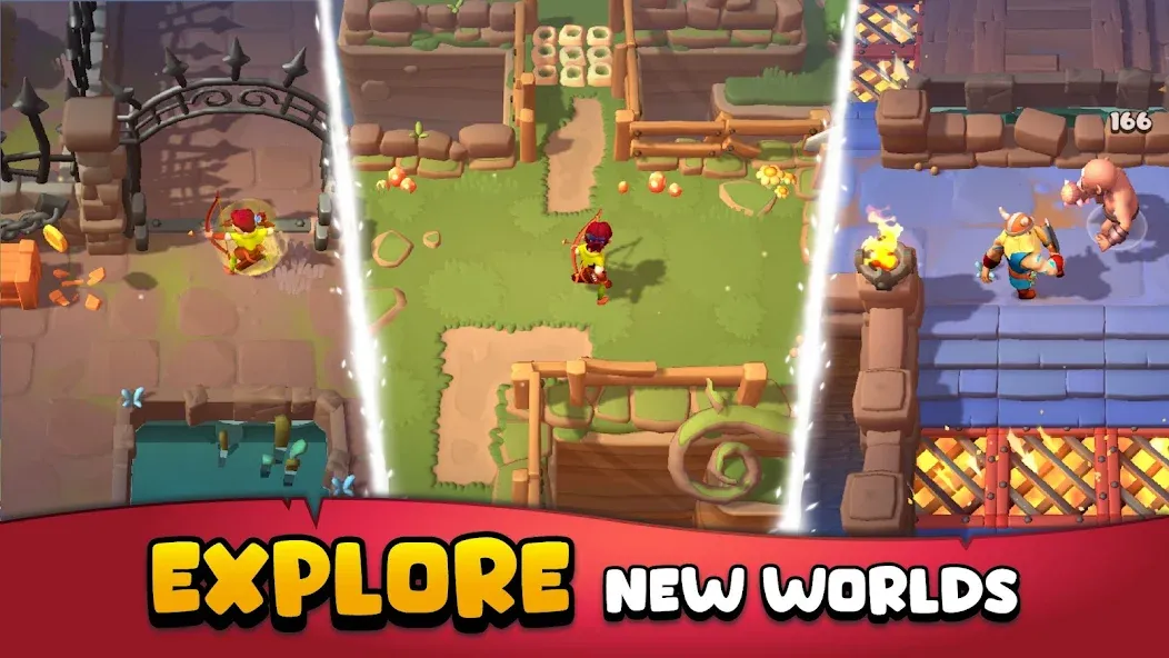 Loot Heroes: Fantasy co-op RPG [MOD: безлимитные монеты и усиленное снаряжение] Screenshot 2