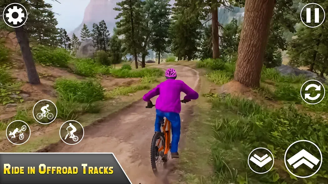 BMX Bicycle Games Offroad Bike [MOD: безлимитные деньги и топовый байк] Screenshot 2