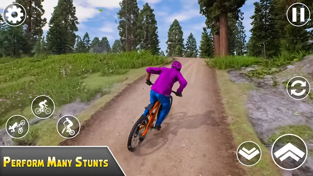 BMX Bicycle Games Offroad Bike [MOD: безлимитные деньги и топовый байк] Screenshot 4