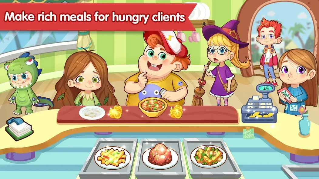 Happy Kitchen World [MOD: безлимитные монеты и все рецепты открыты] Screenshot 4