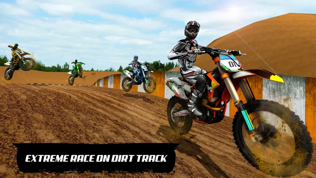 Motocross Dirt Bike Champions [MOD: безлимитные деньги и все мотоциклы] Screenshot 5