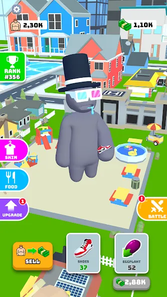 Eating Hero: Clicker Food Game [MOD: безлимитные монеты и ускоренная прокачка] Screenshot 5