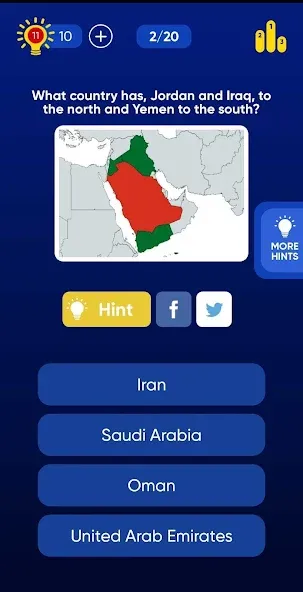 Geo Quiz: World Geo Trivia [MOD: открыты все страны и регионы] Screenshot 4