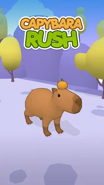 Capybara Rush [MOD: много монет и бонусов] Screenshot 1