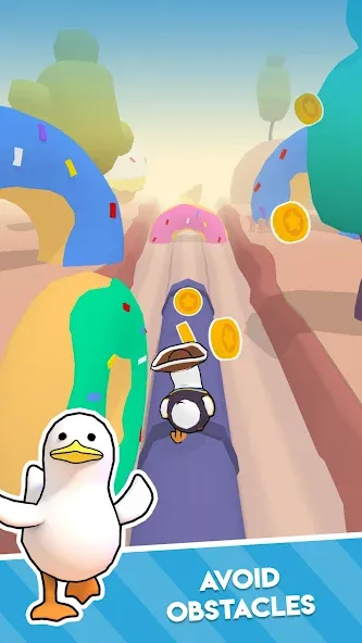 Duck On The Run [MOD: безлимитные монеты и ускорение] Screenshot 3