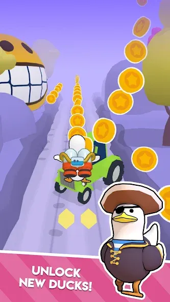 Duck On The Run [MOD: безлимитные монеты и ускорение] Screenshot 4