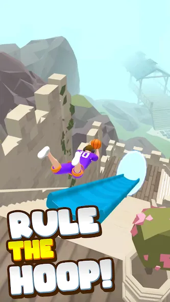 Hoop World: Flip Dunk Game 3D [MOD: безлимитные деньги и все уровни открыты] Screenshot 3