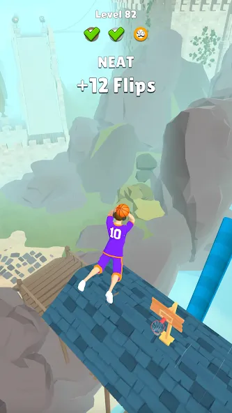 Hoop World: Flip Dunk Game 3D [MOD: безлимитные деньги и все уровни открыты] Screenshot 5