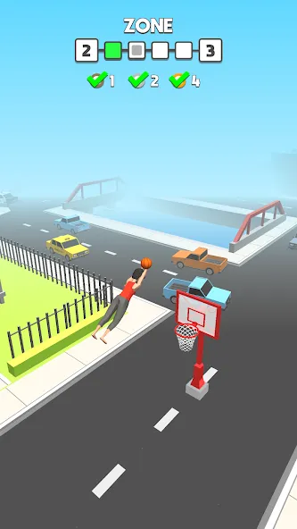 Flip Dunk [MOD: безлимитные деньги и открыты все уровни] Screenshot 1