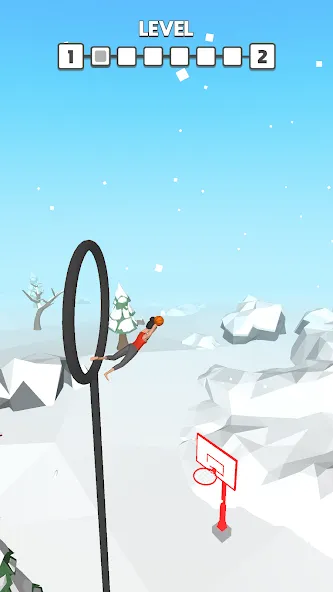 Flip Dunk [MOD: безлимитные деньги и открыты все уровни] Screenshot 5