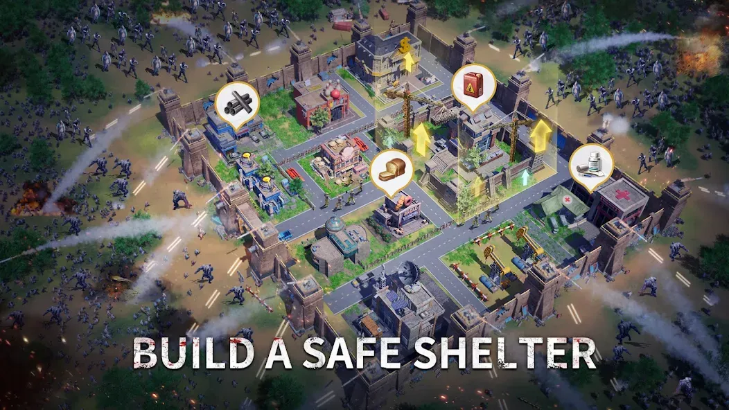 Aftermath Survival: Zombie War [MOD: безлимитные ресурсы и оружие] Screenshot 2