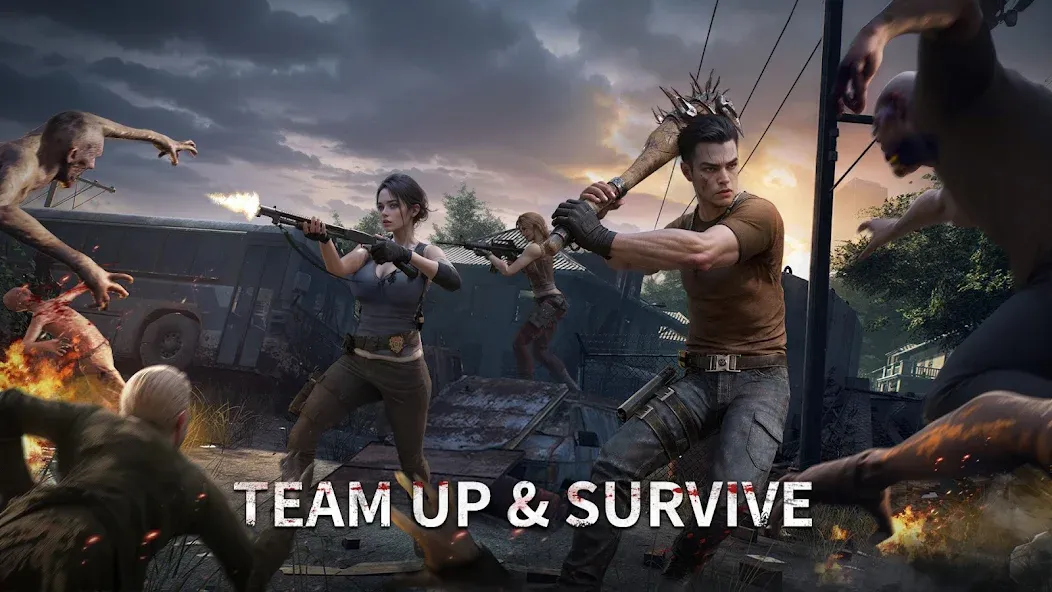 Aftermath Survival: Zombie War [MOD: безлимитные ресурсы и оружие] Screenshot 4
