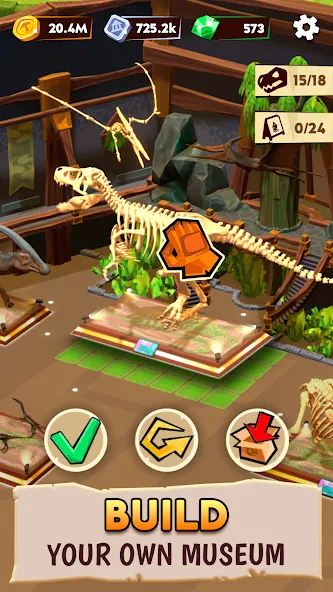 Dino Quest 2: Dinosaur Fossil [MOD: безлимитные монеты и все раскопки открыты] Screenshot 2
