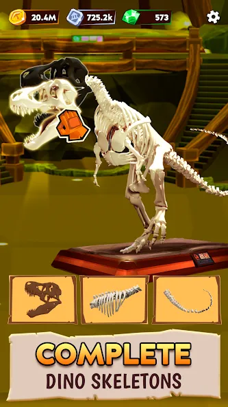 Dino Quest 2: Dinosaur Fossil [MOD: безлимитные монеты и все раскопки открыты] Screenshot 3