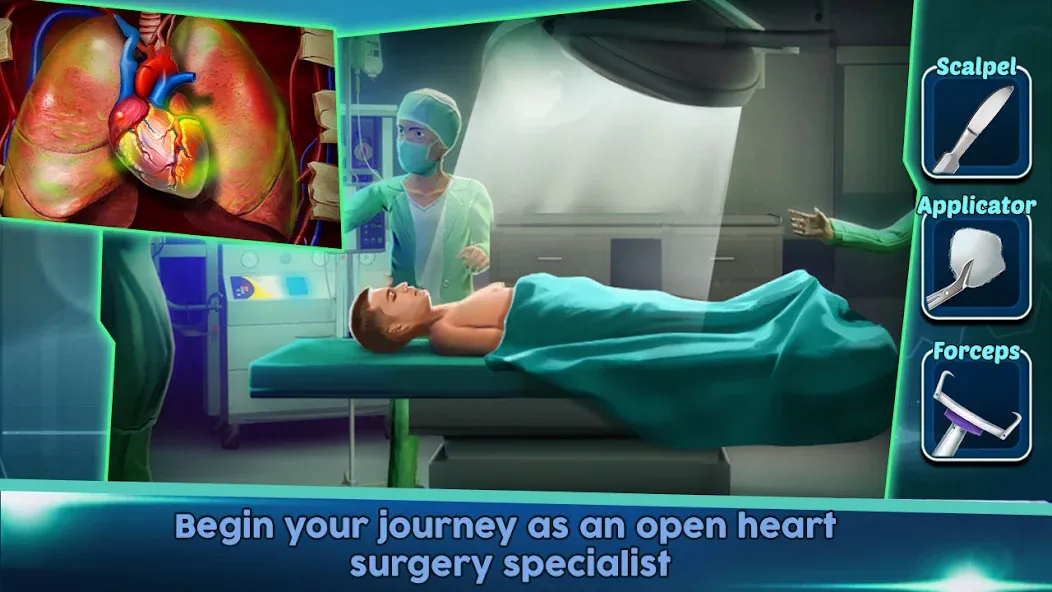 Surgery Doctor Simulator Games [MOD: все операции разблокированы] Screenshot 1