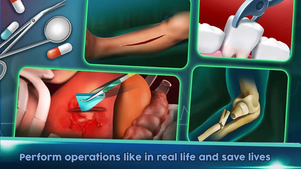 Surgery Doctor Simulator Games [MOD: все операции разблокированы] Screenshot 5