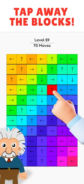 Unpuzzle: Tap Away Blocks Game [MOD: без рекламы и открыты все уровни] Screenshot 1