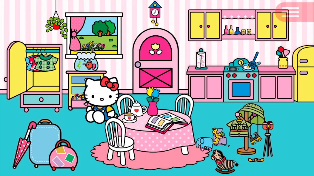 Hello Kitty Around The World [MOD: безлимитные монеты и все костюмы] Screenshot 1
