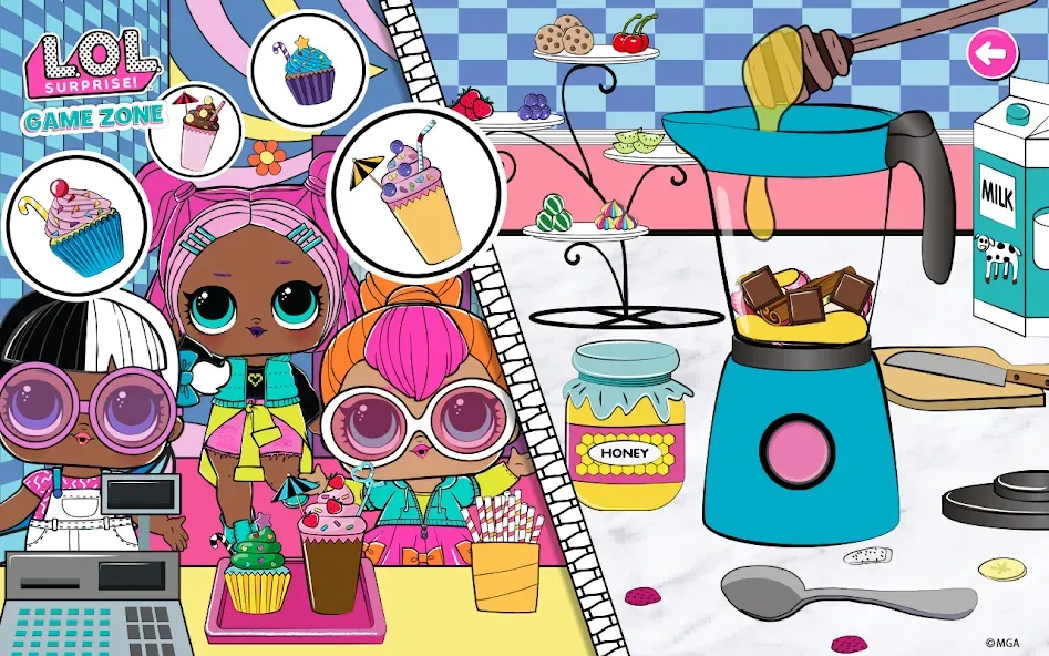 L.O.L. Surprise! Game Zone [MOD: безлимитные монеты и открытые наряды] Screenshot 2