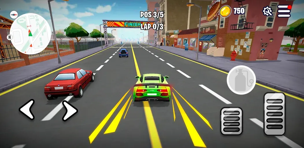 Rumble Racing: Car Drifting [MOD: безлимитные деньги и топливо] Screenshot 1