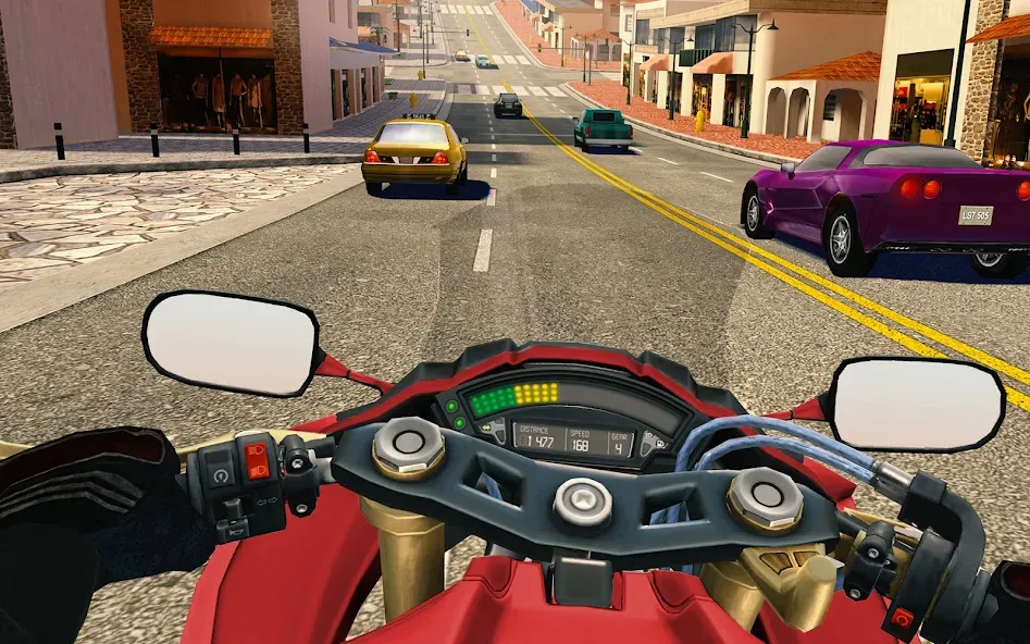 Moto Rider GO: Highway Traffic [MOD: безлимитные деньги и топливо] Screenshot 3