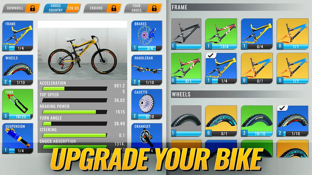 Bike Clash: PvP Cycle Game [MOD: безлимитные монеты и усиленные велосипеды] Screenshot 3