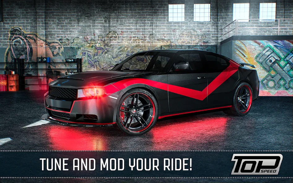TopSpeed: Drag &amp; Fast Racing [MOD: безлимитные деньги и топливо] Screenshot 2
