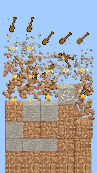 Merge Miners [MOD: безлимитные ресурсы и ускоренная добыча] Screenshot 4