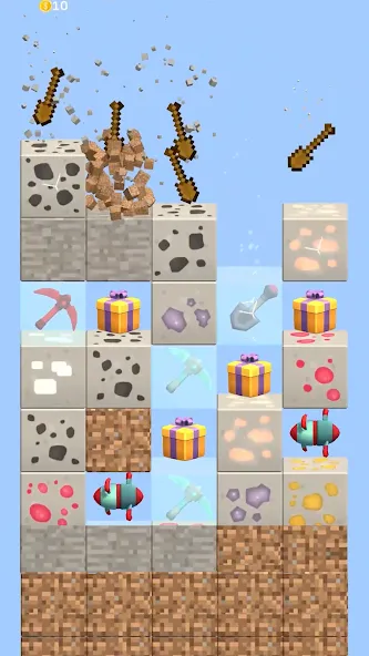 Merge Miners [MOD: безлимитные ресурсы и ускоренная добыча] Screenshot 5