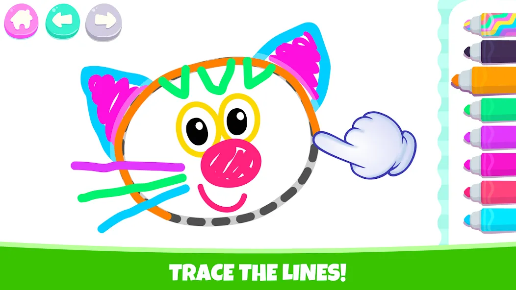Drawing for kids! Toddler draw [MOD: все рисунки и цвета открыты] Screenshot 2