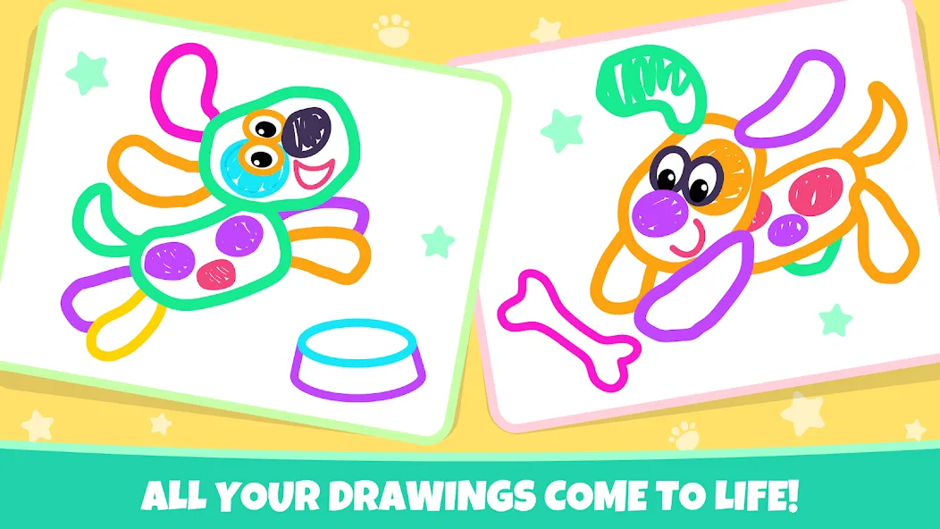 Drawing for kids! Toddler draw [MOD: все рисунки и цвета открыты] Screenshot 4