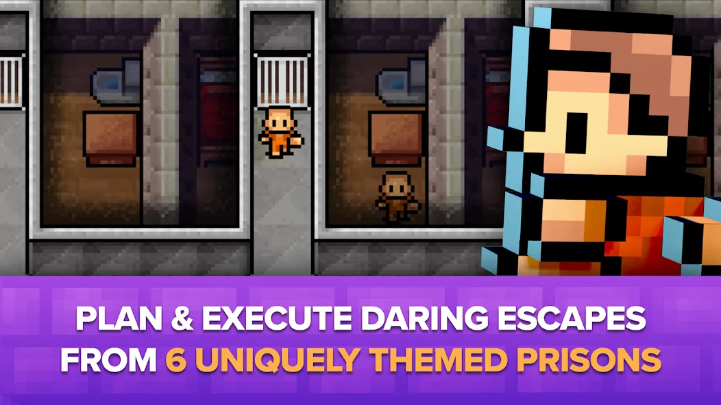 The Escapists: Prison Escape – [MOD: безлимитные деньги и открыты все уровни] Screenshot 2