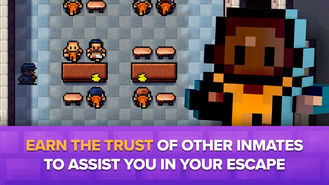 The Escapists: Prison Escape – [MOD: безлимитные деньги и открыты все уровни] Screenshot 4