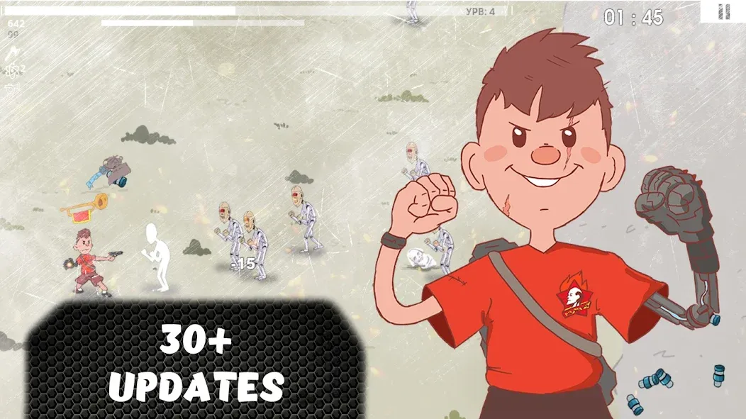 Atomic Survivors [MOD: бесконечные ресурсы и усиленное оружие] Screenshot 4