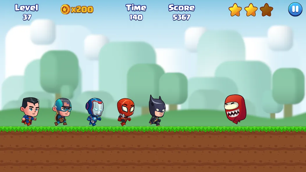 Super Bill World-Fun Adventure [MOD: безлимитные монеты и открытые уровни] Screenshot 2