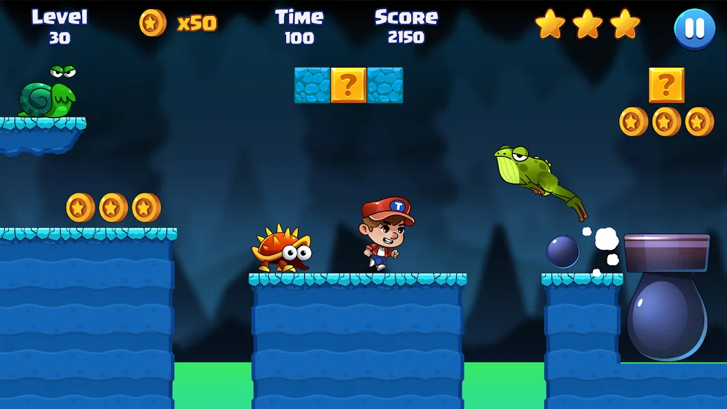Super Bill World-Fun Adventure [MOD: безлимитные монеты и открытые уровни] Screenshot 3
