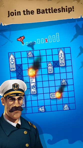 Sink the Fleet - Sea War [MOD: безлимитные деньги и открыты все уровни] Screenshot 1