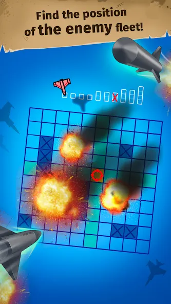 Sink the Fleet - Sea War [MOD: безлимитные деньги и открыты все уровни] Screenshot 2