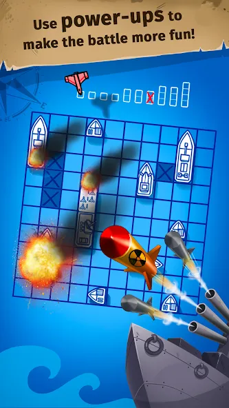 Sink the Fleet - Sea War [MOD: безлимитные деньги и открыты все уровни] Screenshot 4
