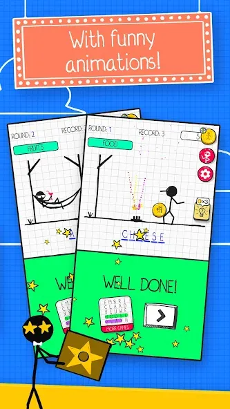 Hangman [MOD: без рекламы и бесконечные подсказки] Screenshot 3