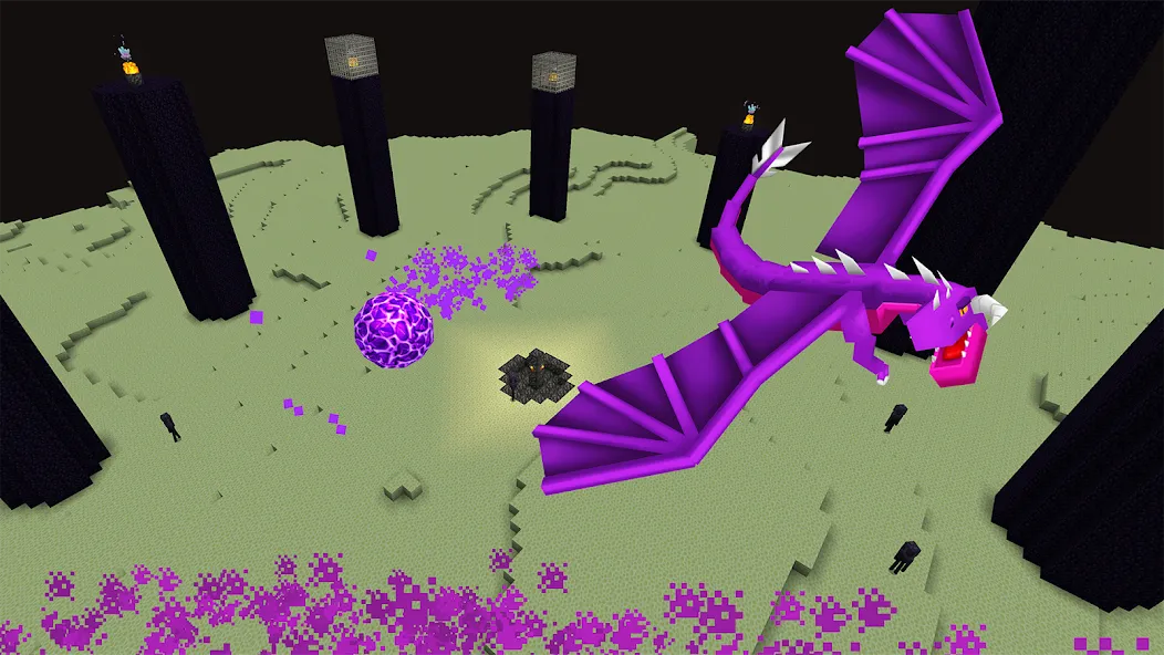 Mini Block Craft Realm Craft [MOD: бесконечные ресурсы и все постройки] Screenshot 1