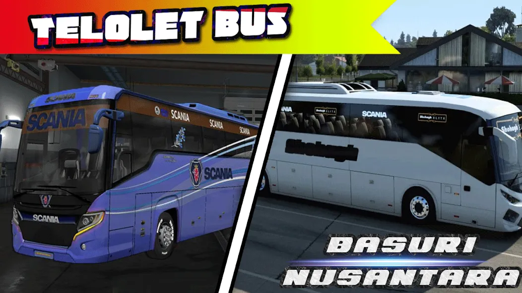 Bus Telolet Basuri Nusantara [MOD: безлимитные деньги и все автобусы] Screenshot 1