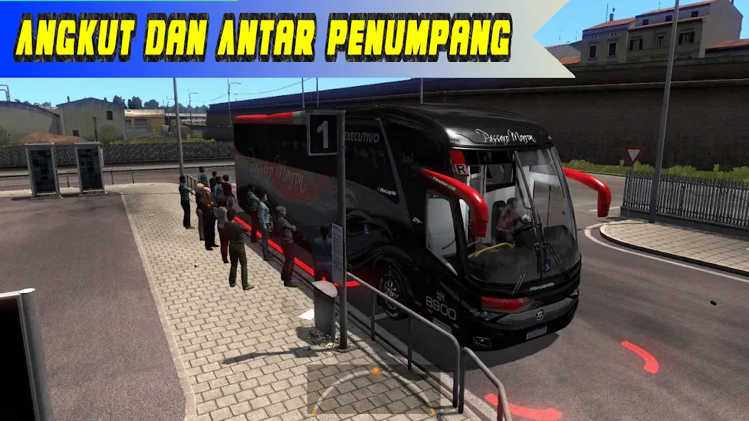 Bus Telolet Basuri Nusantara [MOD: безлимитные деньги и все автобусы] Screenshot 3
